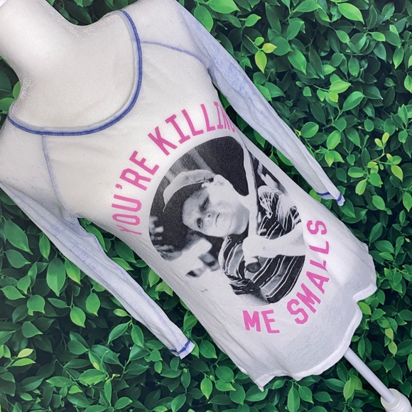 THE SANDLOT GRAPHIC/SLOGAN BRACELET-SLEEVE SHIRT • SIZE S - Picture 2 of 6